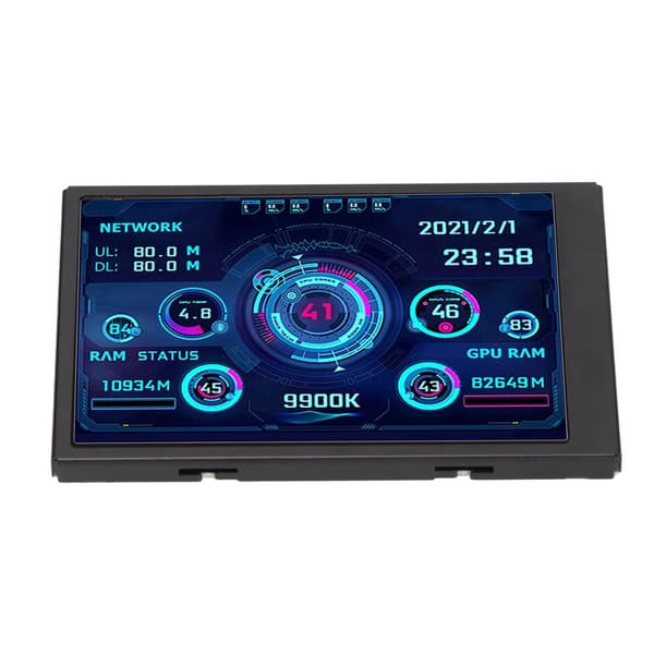Mini USB IPS-skjerm: AIDA64 PC CPU RAM Data Monitor