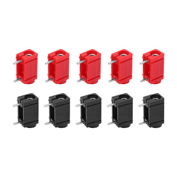 10 stk. PCB Banan Socket God Konduktivitet 4mm Korrosjonsbestandighet Stabil PCB Panel Socket Connector
