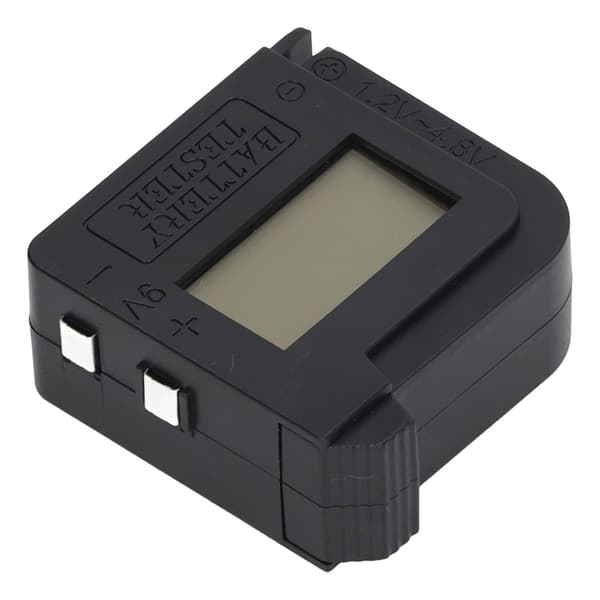 Digital batteritester LCD-display Nøjagtig detektion Bærbar checker til C AA AAA