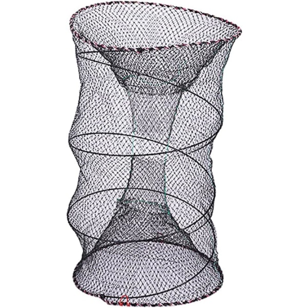 Hummerfanger grydestøbt Automatisk foldbar Keep Net Paraply Cage-40cm×88cm