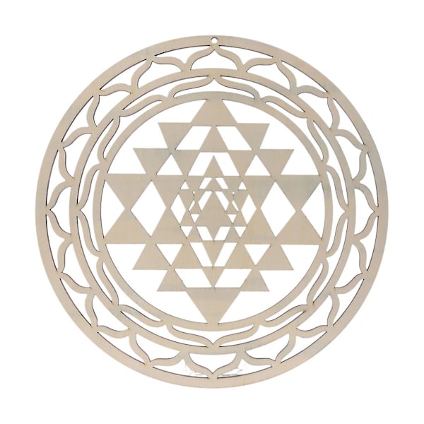 Meditation Mandala träväggdekor Zen andlig til stede til stue med soveværelse