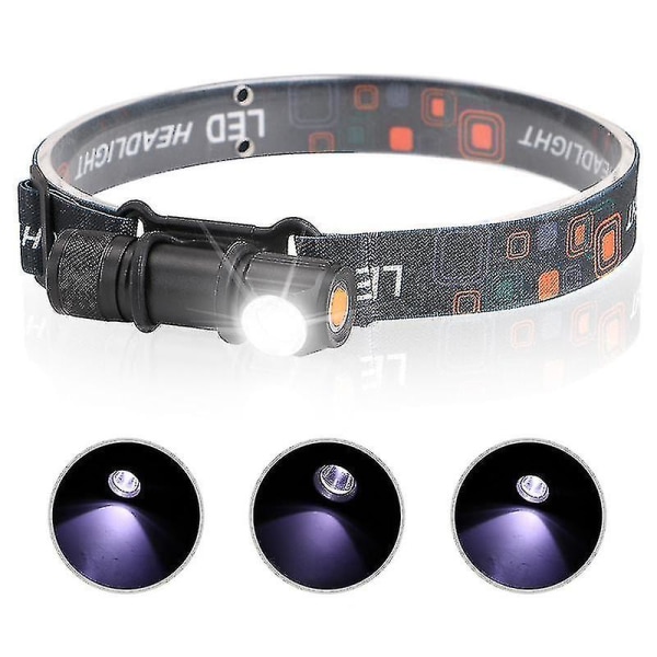 Hhcx-xanes 2 In 1 Flashlight Usb Charging 3 Modes Headlamp Camping Hunting Portable Work Light