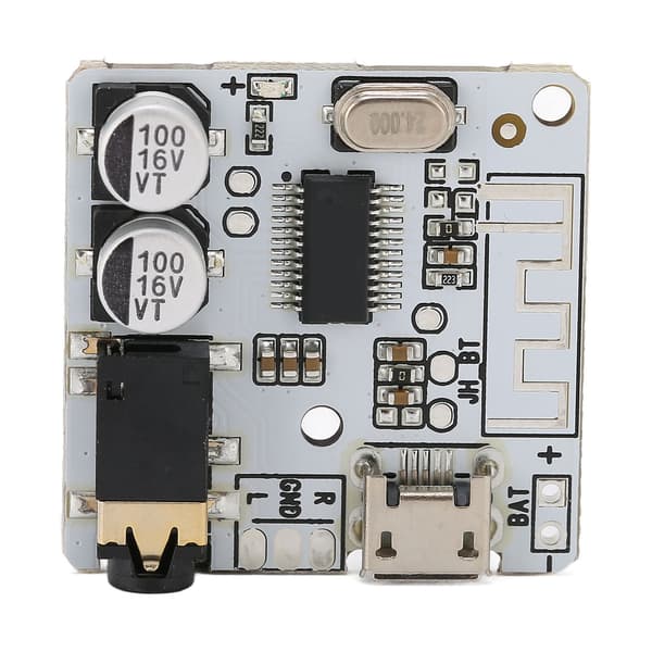 Bluetooth Lydmottakerkort Lossless Stereo Dekoding DIY Bilhøyttalerforsterkermodul med LED-indikator 3,7‑5V