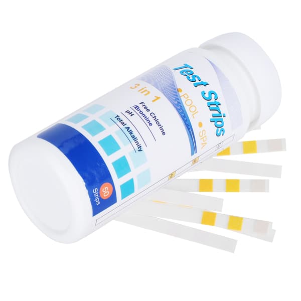3 i 1 Vand pH Testpapir Swimmingpool Spa Klor Teststrips Poolrenser Tilbehør