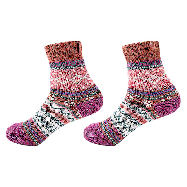 Wool Socks Thick Warm Soft Winter Knit Cozysuitable For Going Out In Winter-style 1
