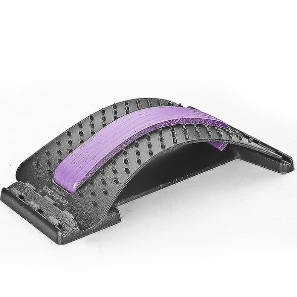 Profesjonell ryggrad smertelindring lumbal traction stretching enhet midje rygg massasjebrett Purple