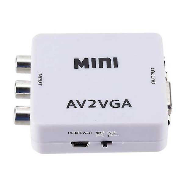 Av-Vga-sovitin Hdmi 480p Av Rca-PC Vga-sovitin