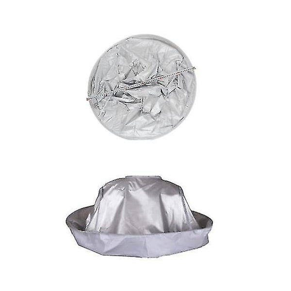 Vuxen Rakning Frisyr Förkläde Hårfärgning Sjal Frisörsalongsmantel silver