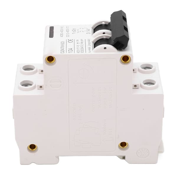 2P 10A 400V AC DC MCB Lekkasjebeskyttelsesbryter for Solcellepanel Hjemme