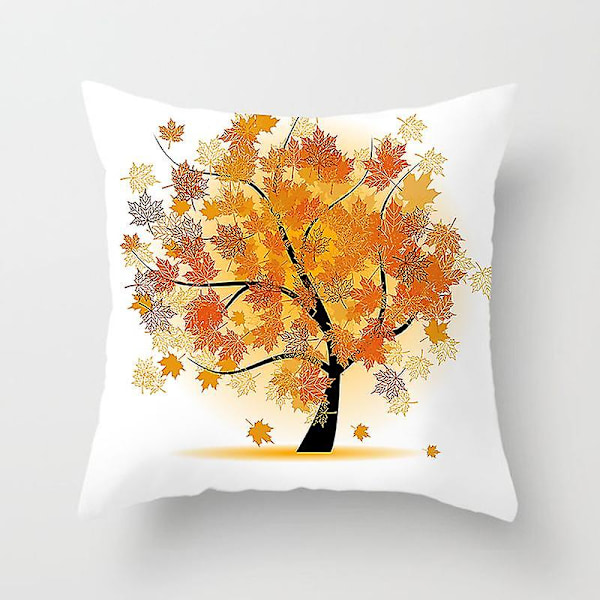 4 stk 45x45cm Maple Leaf Pudebetræk Sofa Pudebetræk 45x45cm