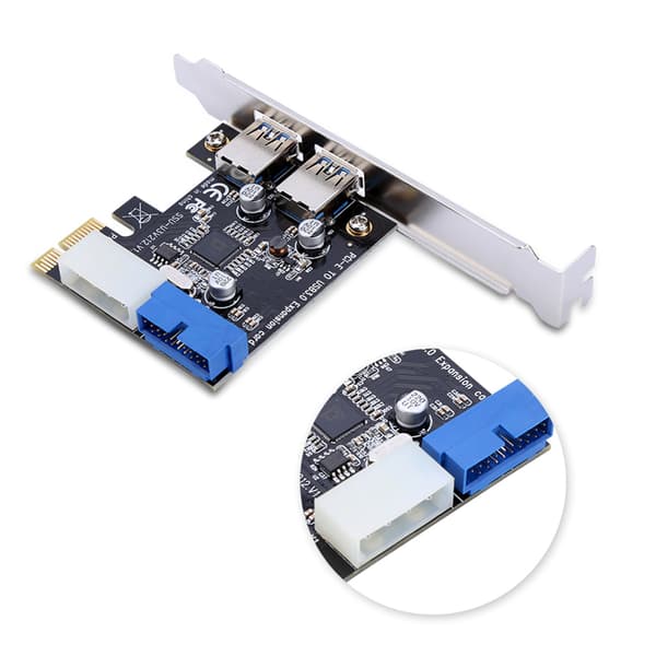 USB 3.0 expansionskort adapter med front 19PIN-interface