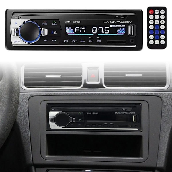 【BQ】1 DIN Bluetooth bilstereo håndfri Hot C1
