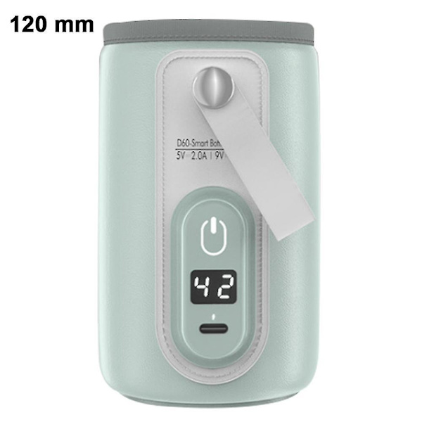 Kannettava USB pullonlämmitin baby rintamaidolle, nopea lataus ja tarkka auton ja matkapullon lämmitin, automaattinen eristyspullonlämmitin Fo