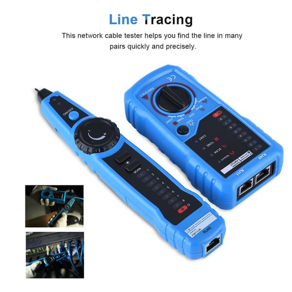 Precise Line Breakpoint Cable Tester för RJ11 RJ45