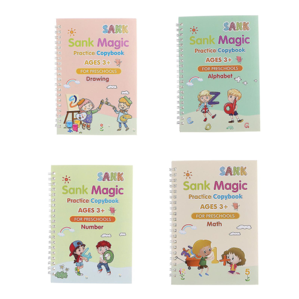 Sunken Magic Träningsbok, Träningsmanual för barn, Återvinning Multicolor