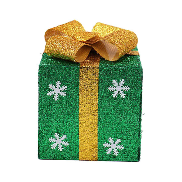 Juldekoration presentförpackning Fönstervy dekoration Snowflake presentförpackning
