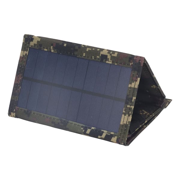 10W 5V IP65 Bærbar Foldbar Solpanel Oplader Kit til Camping Vandring Camouflage