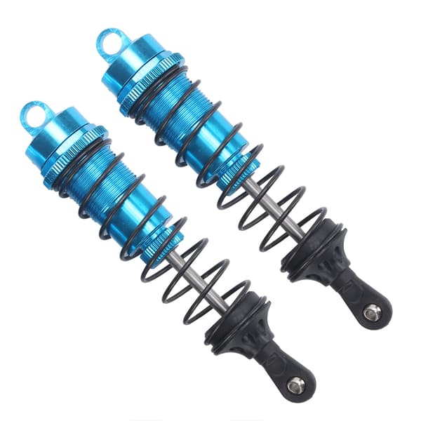 2 stk. justerbar metal støddæmper til HSP HPI 1/8 RC Crawler Blå