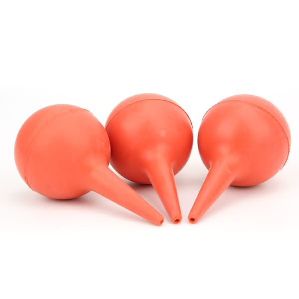 3 st 30 ml öronspolningsboll i gummi, blåslabb, sugboll, laboratorieverktyg 3 st 30 ml