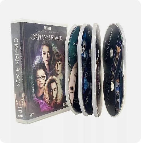 【BQ】ORPHAN BLACK Den komplette serie sæson 1-5 (DVD 2017 15-disc boks sæt)