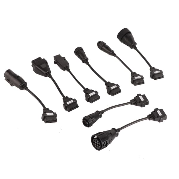 OBD II OBD 2 Full Set 8 Kabel for Autoskanner Lastebilkabler