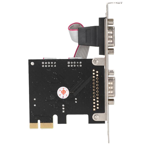 Dual Serial DB9 RS232 PCI-E Ohjainsovitin Kortti