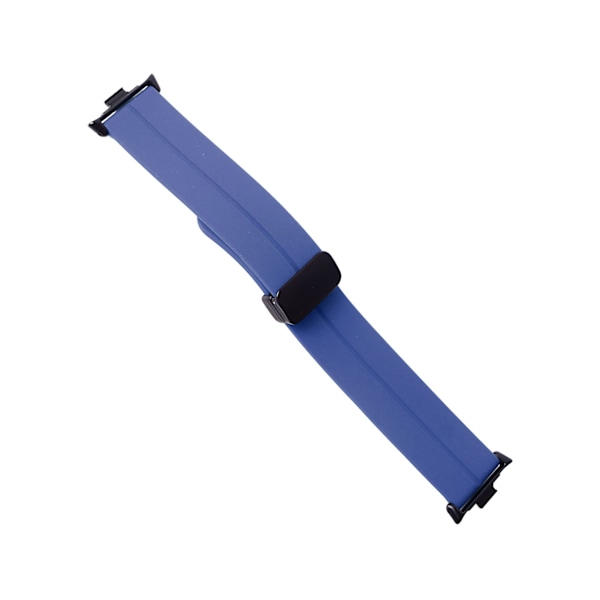 Silikon Magnetisk Foldbar Fleksibel Vandtæt Urrem til Mi Band 8 Pro Blå