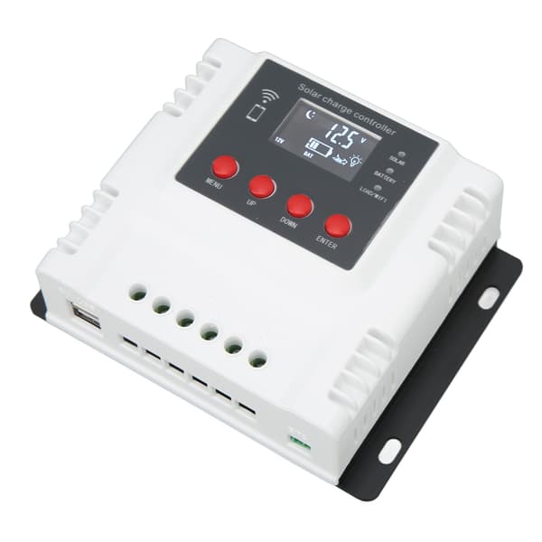 12V 24V 48V 40A Solarladdningsregulator LCD-skärm Överladdningsskydd Batteriregulator