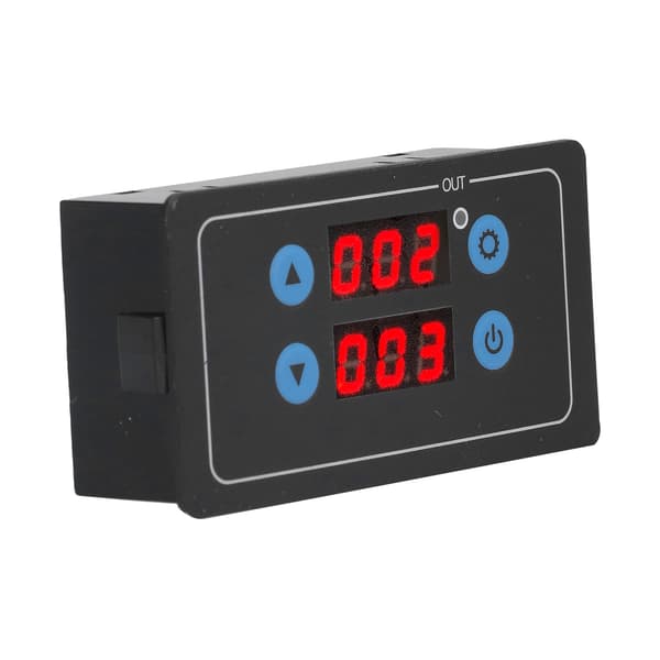 Timerrelémodul LCD-skjerm Syklus Timing Switch Board Tidsreléer Kontrollerkort for motor