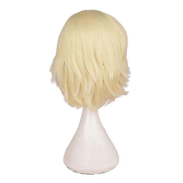 Moderigtig kort lige cosplayparyk til mænd - DSW beige