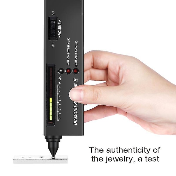 Bärbar Diamond Gem Tester Selector med case Gemstone Platform Juveler Tool