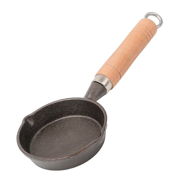 Mini Egg Pan Multifunksjonell Hindrer Klebing Jevn Oppvarming Liten Egg Stekepanne for Hjemmet