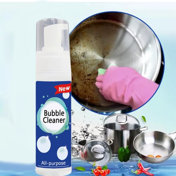 Køkken Fedtrens Rustfjerner Rengørings Bubble Spray Mousse