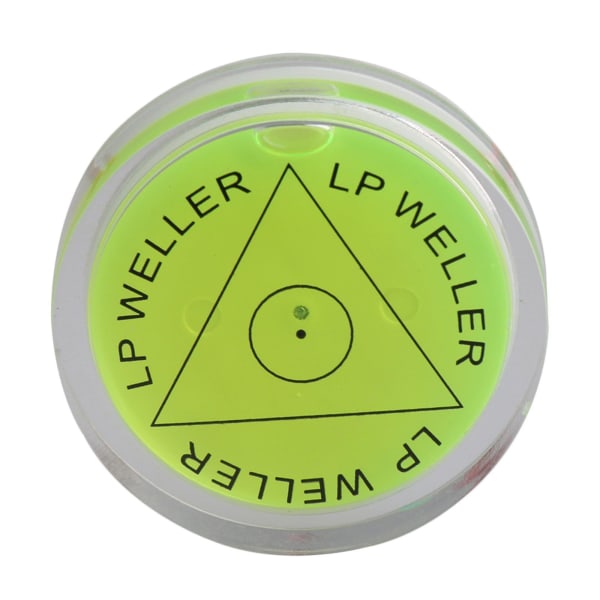 Pladespillere Pladespillere Grøn cirkulær boble vaterpas til vinylpladespiller Pladespiller Ppm-4372