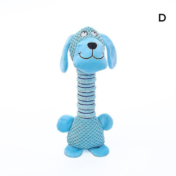 Pipande djur Husdjursleksak Hundtryck Sjung Pipertuggleksak Mjuk bettsäker stoppning Plysch Interactives Toy Ny D