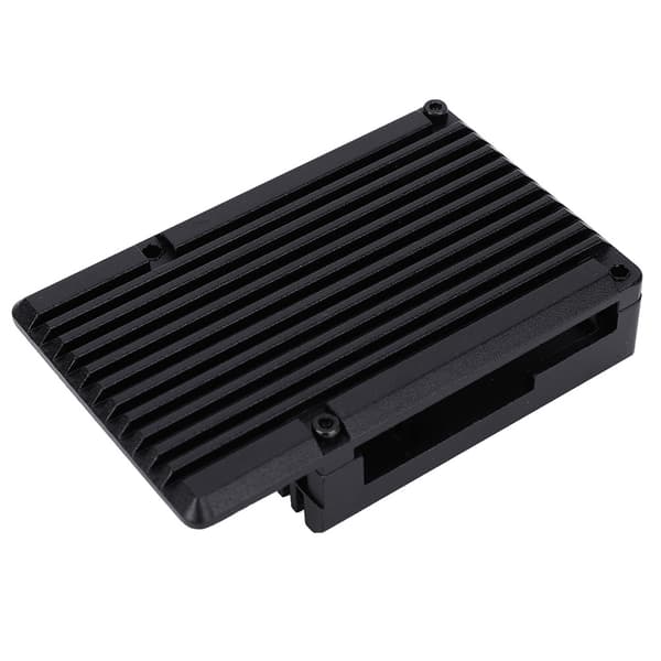 Emolevyn kotelo, musta alumiiniseos, sopii RaspberryPi 3 Model B 2b/3b+