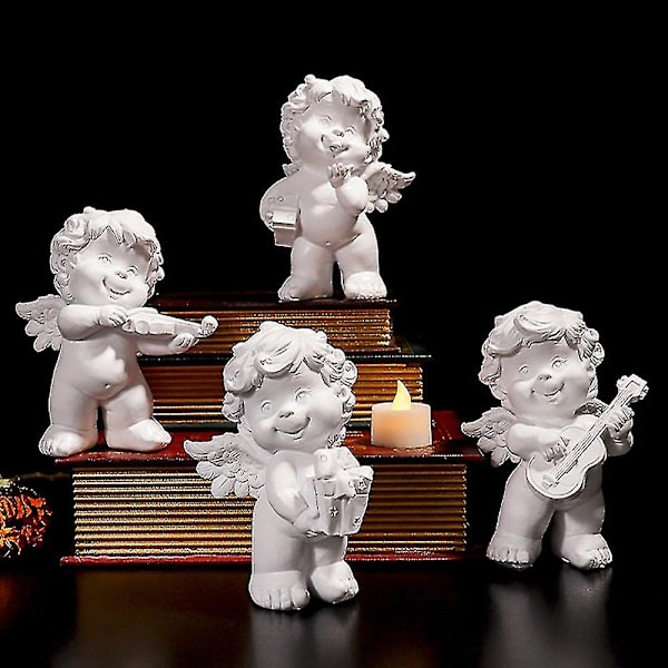 Suloinen Resin Cupid Angel Miniatyyritarvikkeet Sisustus(a)