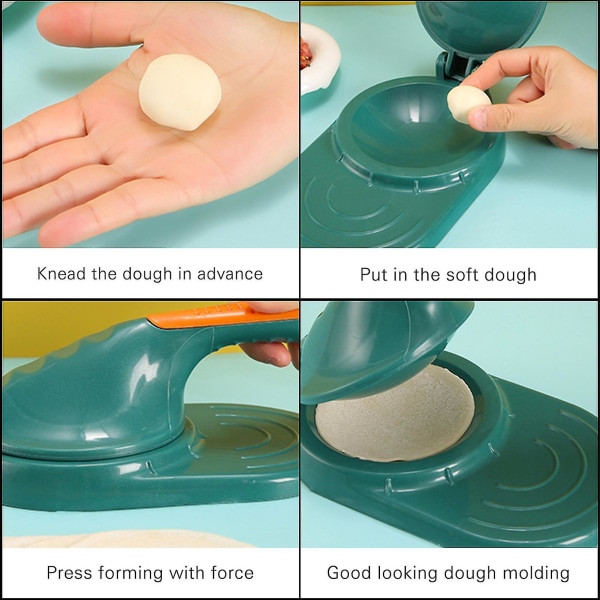 Tee itse tekemällä Dumpling Skin Maker -kotitalousopas Quick Press Dumpling Skin -malli Pink