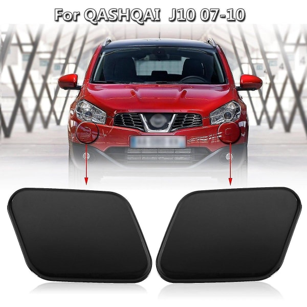 Auton etuoikea, vasen ajovalojen pesurin suuttimen cover , yhteensopiva Nissan Qashqai J10 2007-2010 kanssa Left