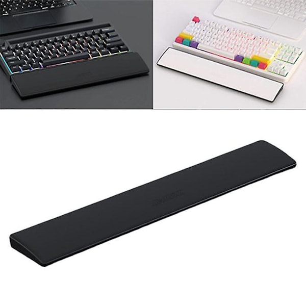 Pu Keyboard Handledsstödsdyna Bekvämt handstöd 104 nycklar Svart