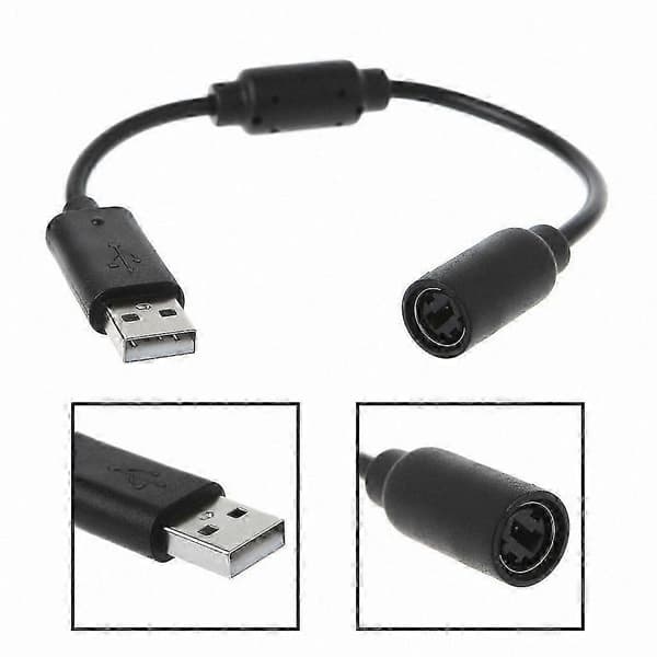 【BQ】Kablet kontroller USB Breakaway-kabeladapter for Xbox 360 erstatningsledning