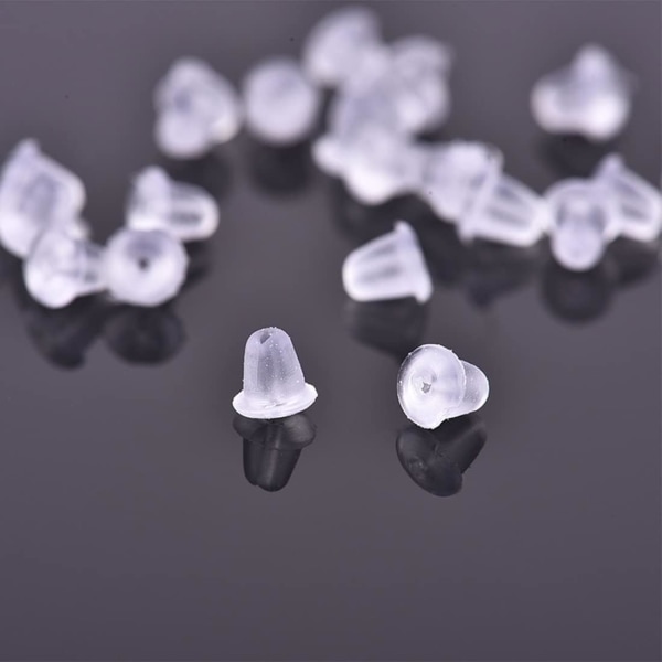 1000 stykker Universal øredobber låser Øredobbstopper Push Ear Studs Funn