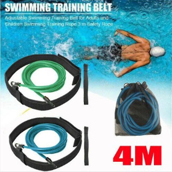 Simmotståndsband Simtränare Armstyrketränare Set för simträning Blue 6*10*3