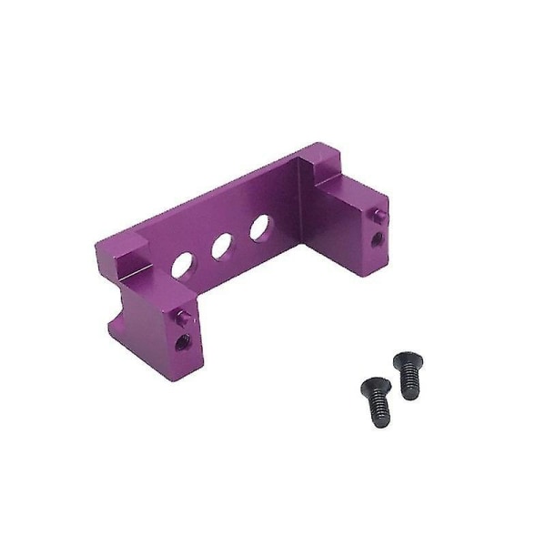 Rc servomonterad styrväxel säte kompatibel med Wltoys 144001 1/14 skala Rc modellbilar (lila) Purple
