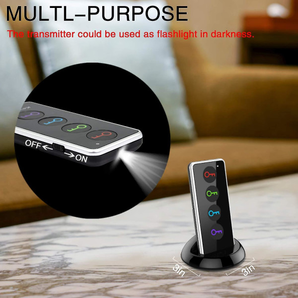Remote Wireless Key Finder Tracker Trådlös Rf Item Locator