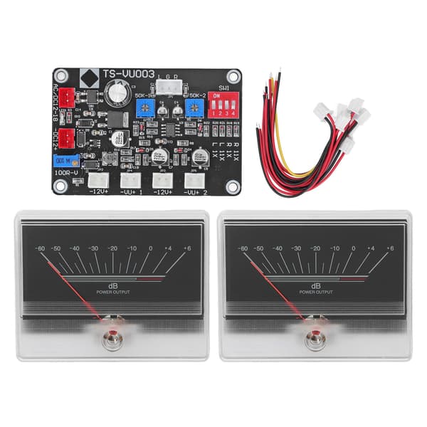VU Meter Lydnivåindikator Forforsterker Amp Driver Board Kit