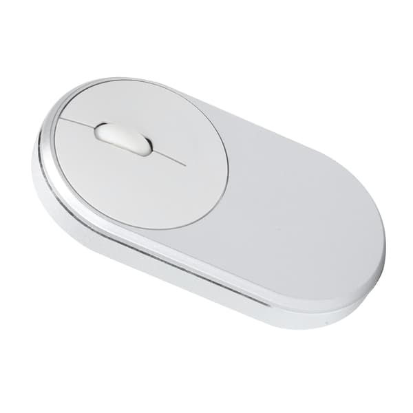 2.4Ghz Trådlös Mus Laddningsbar Bluetooth Optisk USB Plugin Notebook Kontorstillbehör (Silvergrå)