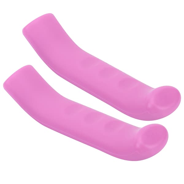 Pink silikone bremsegrebsbeskytter til cykelbeskyttelse