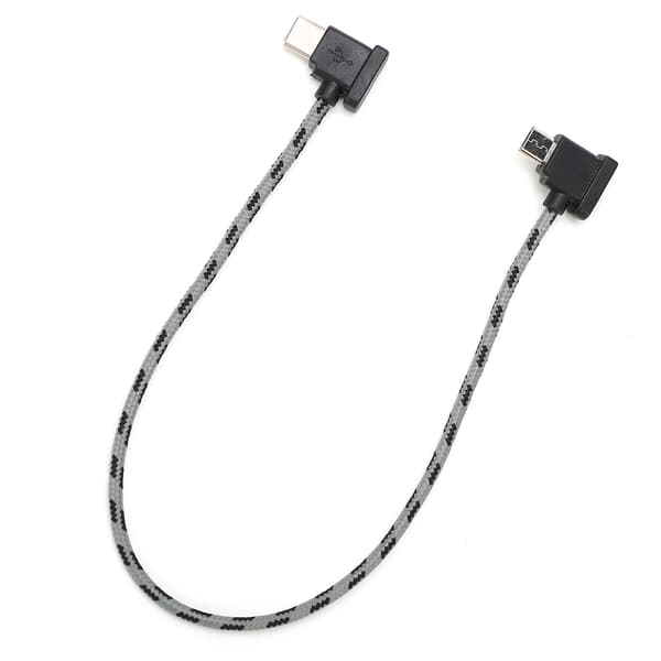 Rätvinklig Typ C till Micro USB-kabel för DJI Mavic Air 2 Mini 2-kontroller