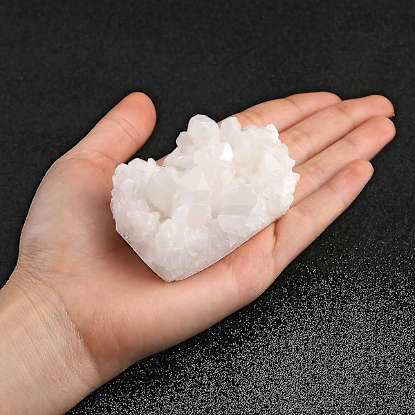 Healing Rock Crystal Clear Quartz Cluster Mineral Geode Druzy Specimen 1,85-3,5 (vit Crystal Quartz Cluster)